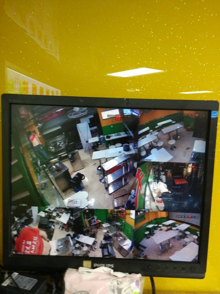 廣州老上海千里香鏈鎖店監控系統/收營機系統